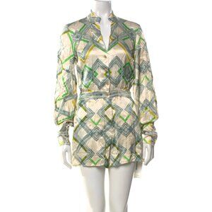 Alexis Striped Mock Neck Romper